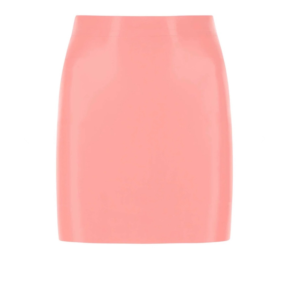 Versace Coral Pink Mini Skirt